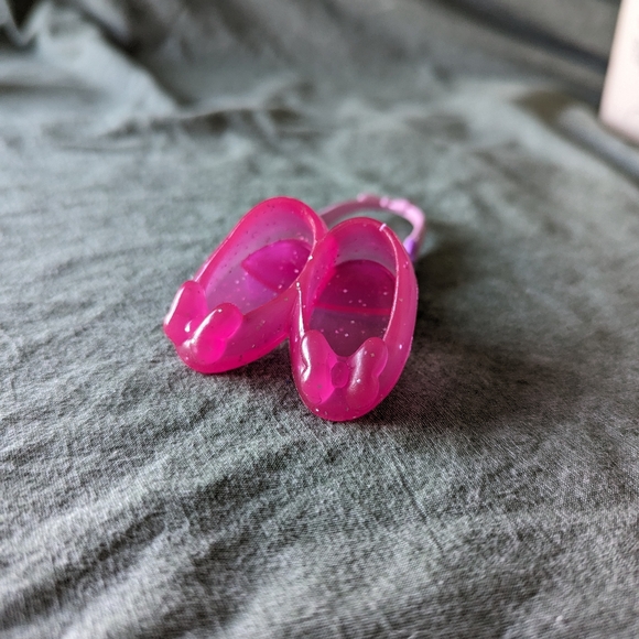 Disney Fancy Nancy Doll Minnie Shoes Purse Replacement Set 8" Pink Purple Set 2p - Picture 7 of 12